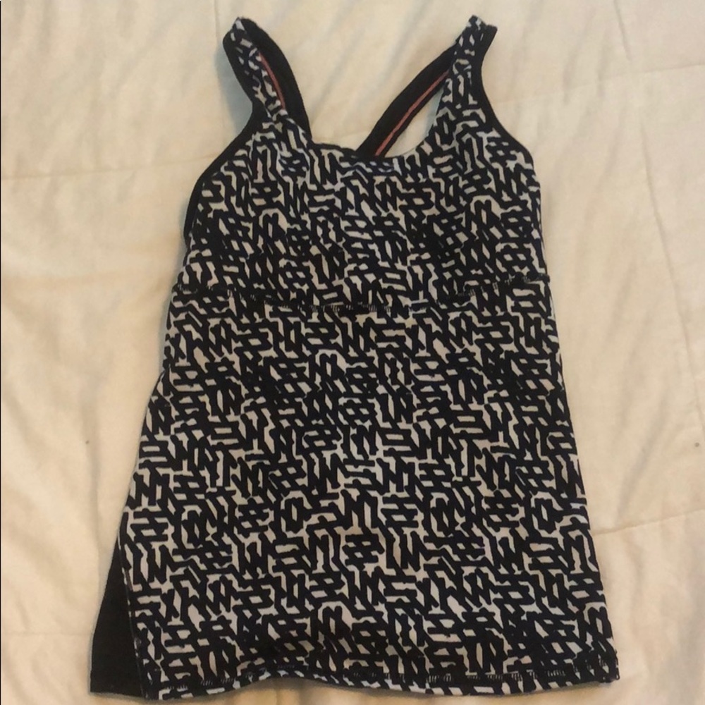 Lululemon Tank with bra attached